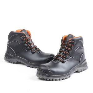 Calzado de Seguridad con Diseño Robusto, Calzado Industrial Resistente y Duradero, Agarre Fuerte, Alta Visibilidad, Antideslizante, Parte Superior de Cuero - Product Image 1