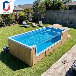 Piscine hors sol en fibre de verre, accessoires pour piscine, piscine adaptée aux hôtels et aux familles - Product Image 1