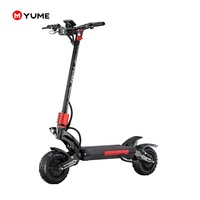 Trottinette électrique pliable YUME Raptor2 pour adultes, 60V 30Ah, double moteur, autonomie de 100 km, étanche, auto-équilibrante, stock UE/US