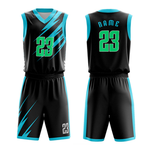 Uniforme de basket-ball logo personnalisé séchage rapide 100% polyester impression par sublimation kits de maillot de basket-ball réversible à vendre - Product Image 3