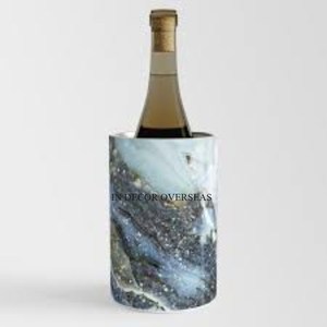 Refroidisseur et refroidisseur de bouteilles de vin et de bière de créateur de texture unique de couleur bleue et blanche d'Inde au prix le plus bas - Product Image 2