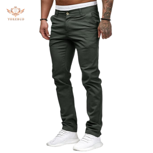 Vêtements élégants pour hommes Pantalons chino Pantalons solides décontractés de conception personnalisée pour hommes du Bangladesh Meilleures ventes grande taille - Product Image 3