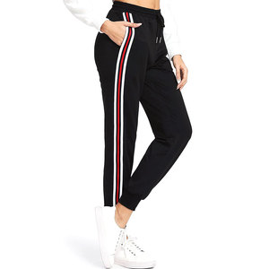 Pantalon Femme Streetwear Coupe Slim Taille Haute Couleur Unie Qualité Supérieure Décontracté Prix de Gros - Product Image 3