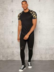 Camiseta Personalizada para Hombre, 100% Algodón, Cuello Redondo, Transpirable, Lisa para Impresión de Logotipo, OEM, Alta Calidad, Camisetas Personalizadas al por Mayor - Product Image 4