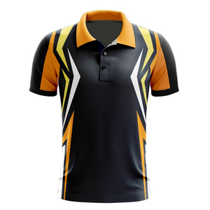 Venta caliente de diseño personalizado sublimación Polo camiseta para hombres de alta calidad transpirable verano desgaste sublimación camisas - Product Image 6