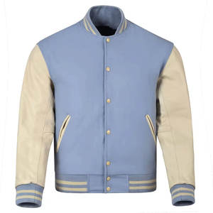 Respirant de haute qualité col rond bouton couvert poche élégante poids lourd 100% coton veste universitaire pour femmes - Product Image 6