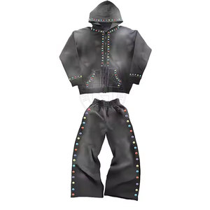 Fabricante de Pakistán, Chándal de Invierno Transpirable de Alta Calidad para Hombre con Pedrería, 100% Algodón - Product Image 3