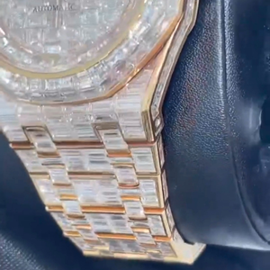 Wholesale Iced Out Moissanite <b>Watch</b> | VVS Skeleton Luxury Presidential Design - Product Image 3