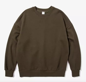 Venta al por mayor de sudadera de cuello redondo de punto con logotipo personalizado Unisex estampado en blanco hombres 100% algodón sudaderas de gran tamaño - Product Image 3