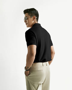 Chemise à manches courtes pour hommes Design minimaliste Impression tricotée Spandex/Polyester Respirant Taille personnalisée Routine - Product Image 2