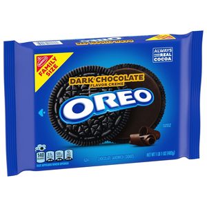 OREO Dark Chocolate Creme Chocolate Sandwich Cookies, Family Size, 12 - 17 oz Packs - Product Image 5