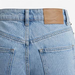 Pantalones Vaqueros de Mezclilla para Mujer, Color Personalizado, Cintura Alta, Estilo Urbano, Pantalones Casuales, Desgastados y Rotos - Product Image 5