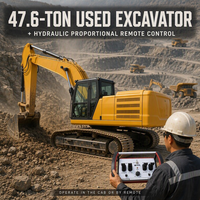 Excavatrice d'occasion C350 de haute qualité, 3000 heures de fonctionnement, modèle 2021, avec télécommande sans fil pour exploitation en carrière
