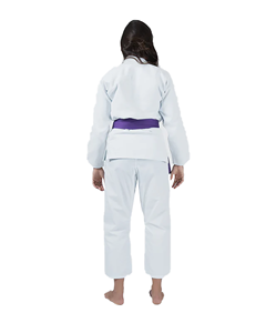 Kimono de judo pour débutants, blanc, marron, bleu, avec ceinture et patch de compétition, vêtements d'arts martiaux 100% coton, séchage rapide - Product Image 5