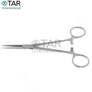 คีมหลอดเลือดแดงคอลเลอร์ตรง14.0ซม. สเตนเลสอุปกรณ์ทางการแพทย์สำหรับการผ่าตัดในห้องปฏิบัติการสัตวแพทย์ - Product Image 6