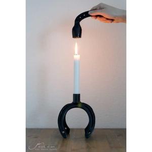 โถเทียนหอมทรงเก้าแท่นวางเทียนสีดำหรูหรา - Product Image 5