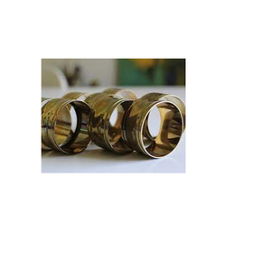 Rond de serviette en aluminium Décoration de table Fête de mariage Serviette de table avec produit en vente - Product Image 3