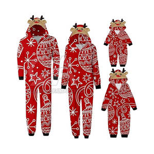 Unique Christmas Hooded <b>Romper</b> <b>Pajama</b> Sets Perfect for Holiday Sales Trendy Christmas Hooded <b>Romper</b> <b>Pajama</b> Sets - Product Image 1
