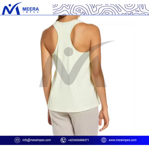 Camiseta sin mangas informal de alta calidad para mujer: tela de algodón transpirable, ligera y de alta calidad, perfecta para el verano - Product Image 4