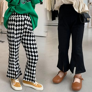 Amante, venta al por mayor, moda, nuevo estampado a cuadros, cintura alta, informal, Jogging, Jogger, pantalones acampanados, pantalones de mujer con estilo a la moda - Product Image 1