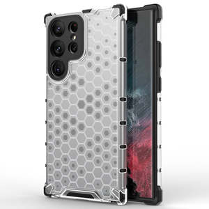 เคสลายรังผึ้งสำหรับ Samsung Galaxy S23 Ultra บรรจุกล่อง  ฝาหลังสำหรับ S23 Plus A55 14 Plus 13 Pro Max - Product Image 1