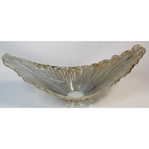 Centre de table en verre italien de haute qualité appelé Airone pour décorer la maison et faire de chaque pièce un lieu unique, d'une longueur de 60 cm - Product Image 3