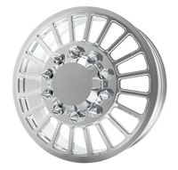 Jantes forgées doubles chromées polies sur mesure de 20, 22, 24, 26, 28 pouces à déport profond pour camion, 8x6.5, 8x65, 8x170, 8x165.1, 6x139.7 pour Cybertruck