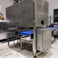 Pain à hot dog industriel automatique pour hamburger grillé utilisant une machine de démoulage