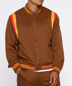 Survêtement en molleton respirant en coton de haute qualité, marron élégant, unisexe, pour l'hiver, design personnalisable - Product Image 2