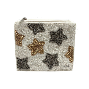 Fait à la main élégant fermeture à glissière porte-monnaie étoile perlée Design personnalisé Polyester doublure paillettes gland Unique réfléchi - Product Image 3