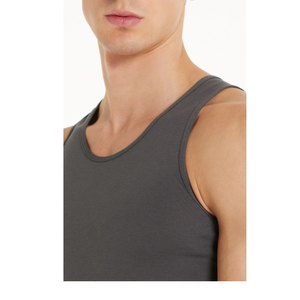 Nueva llegada Ropa de hombre Color sólido Camiseta sin mangas para hombre Marca personalizada Logotipo Fabricación directa de fábrica Exportación de BD - Product Image 2