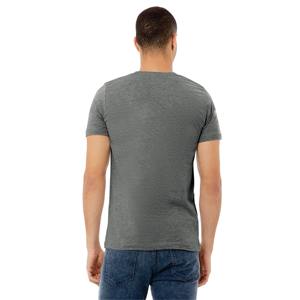 Camiseta de Cuello Redondo, Manga Corta, Diseño de Punto, Ajuste Cómodo, Perfecta para Serigrafía y Uso Diario Informal - Product Image 3