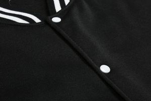 แจ็กเก็ตสตรีเสื้อแจ็กเก็ตเบสบอลสำหรับฤดูหนาวโลโก้ตามสั่ง - Product Image 6