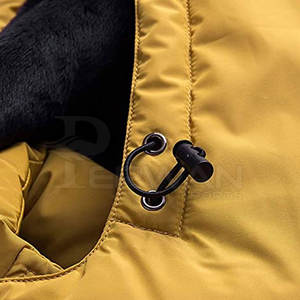 2025 nouvelle mode hommes doudoune couleur unie décontracté Streetwear imperméable respirant à capuche col hiver Nylon coque OEM - Product Image 4