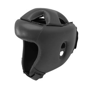 Protectores de cabeza de cuero de alta calidad, casco de entrenamiento profesional de boxeo - Product Image 3