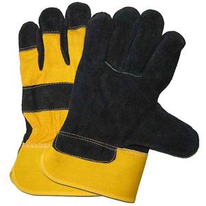 Prix de gros Gants de travail confortables Meilleure vente Gants de sécurité de travail en cuir de vachette - Product Image 6