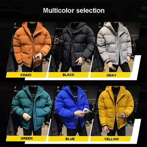 Chaqueta de Plumón con Botones, Estilo Abrigo de Burbuja, Talla Grande, para Hombre, Invierno 2026, con Logotipo Personalizado OEM - Product Image 6
