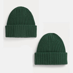 Gorros de punto de color sólido con logotipo bordado personalizado, ropa de calle, gorros con patrón personalizado para hombres y mujeres - Product Image 2