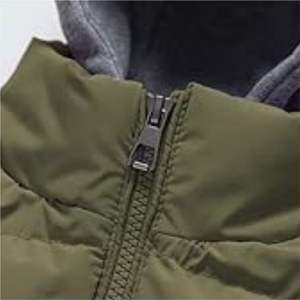 Veste polaire chaude et décontractée pour hommes, veste sans manches de couleur unie légère, veste pour hommes, offre spéciale, OEM - Product Image 4