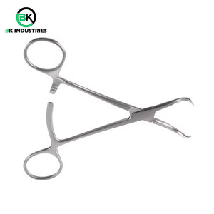 คีมผ่าตัดทางการแพทย์ เกรดสแตนเลส ได้รับการรับรองมาตรฐาน CE สำหรับการผ่าตัดทั่วไป ทำจากสแตนเลส สามารถฆ่าเชื้อได้ - Product Image 1
