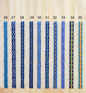 Women Bracelet <b>Men</b> Handwoven Bracelet Anklet Chevron - Colorful - String - Trendy - *CUSTOMIZABLE* - Product Image 2