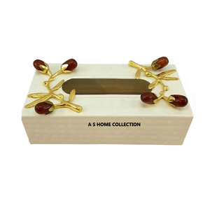 Boîte de rangement de mouchoirs en métal aluminium solide de la plus grande qualité Porte-papier de soie élégant pour fournitures d'hôtel à bon prix - Product Image 2