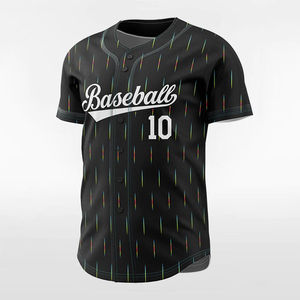 Maillot de baseball pour hommes, design personnalisé, maillots de baseball en sublimation, vente en gros, uniforme de baseball à deux boutons pour vêtements de sport - Product Image 2