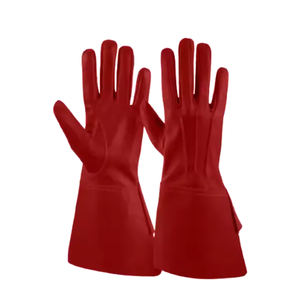 NUEVO logotipo personalizado al por mayor de corte resistente a impactos transpirable seguridad general de cuero guantes de soldadura para los hombres con el logotipo - Product Image 2