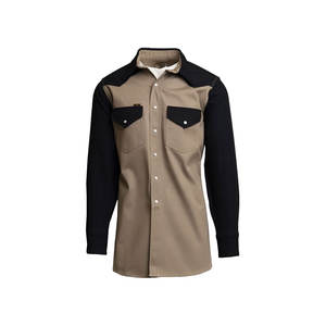 เสื้อป้องกันแขนยาวสำหรับงานเชื่อมและตัดเสื้อทำงานทนความร้อนสำหรับช่างเชื่อมมืออาชีพ - Product Image 3