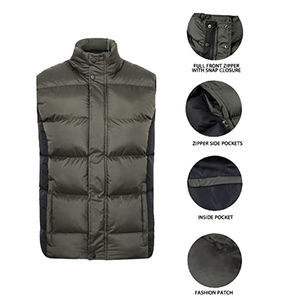 เสื้อกั๊กทรงพองแขนกุดสำหรับผู้ชายระบายอากาศได้ดี - Product Image 3