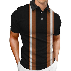 Polo para hombre Moda Casual Manga corta Algodón Cómodo Slim Fit Verano Golf Tenis Ropa de negocios Top - Product Image 3