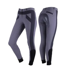 OEM Nouvelle Arrivée Collants D'équitation Culotte En Cuir Silicone Genouillère Protège-tibia Protection Professionnelle Extensible - Product Image 1