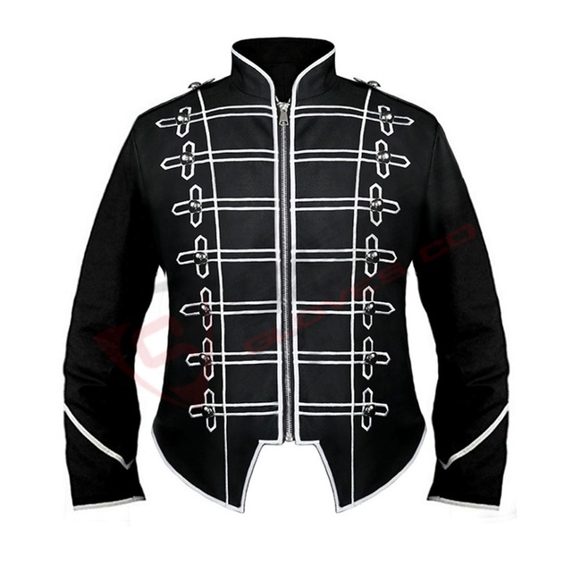 Wholesale 100% Cotton Polyester High Quality Breathable Adults Customized Sizes and Color-Victorians Gothic-Styles Black Coat
