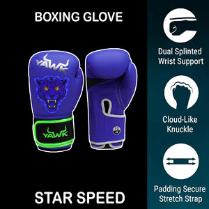 ถุงมือชกมวยคุณภาพดีที่สุด สำหรับการต่อยมวย ดีไซน์คลาสสิกที่ดีที่สุด ขนาดปรับแต่งได้ ราคาถูก ถุงมือชกมวยสำหรับการต่อสู้ - Product Image 3